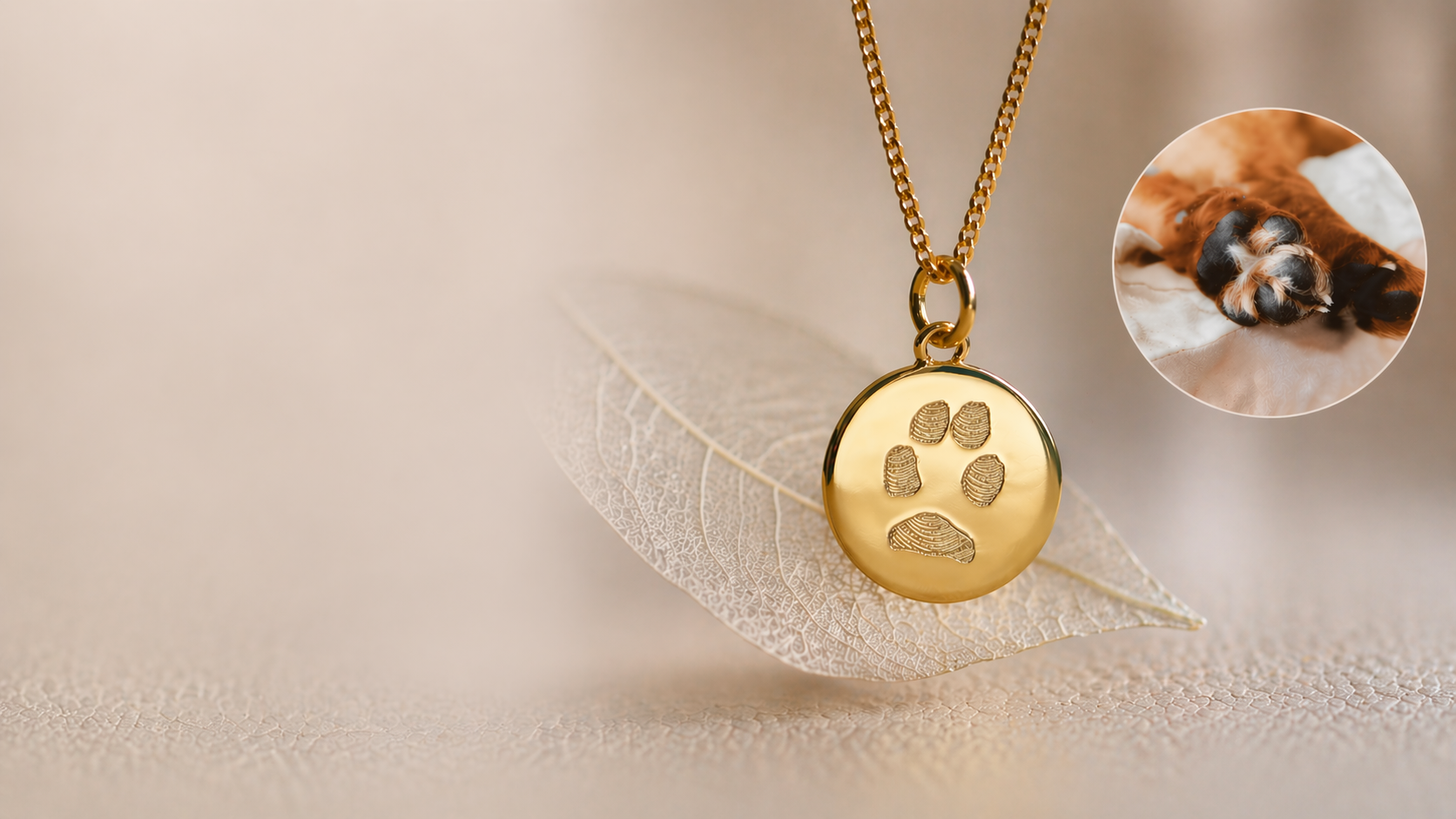 Pfotenabdruck Schmuck