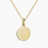 Nasenabdruck Kette 14kt. vergoldet