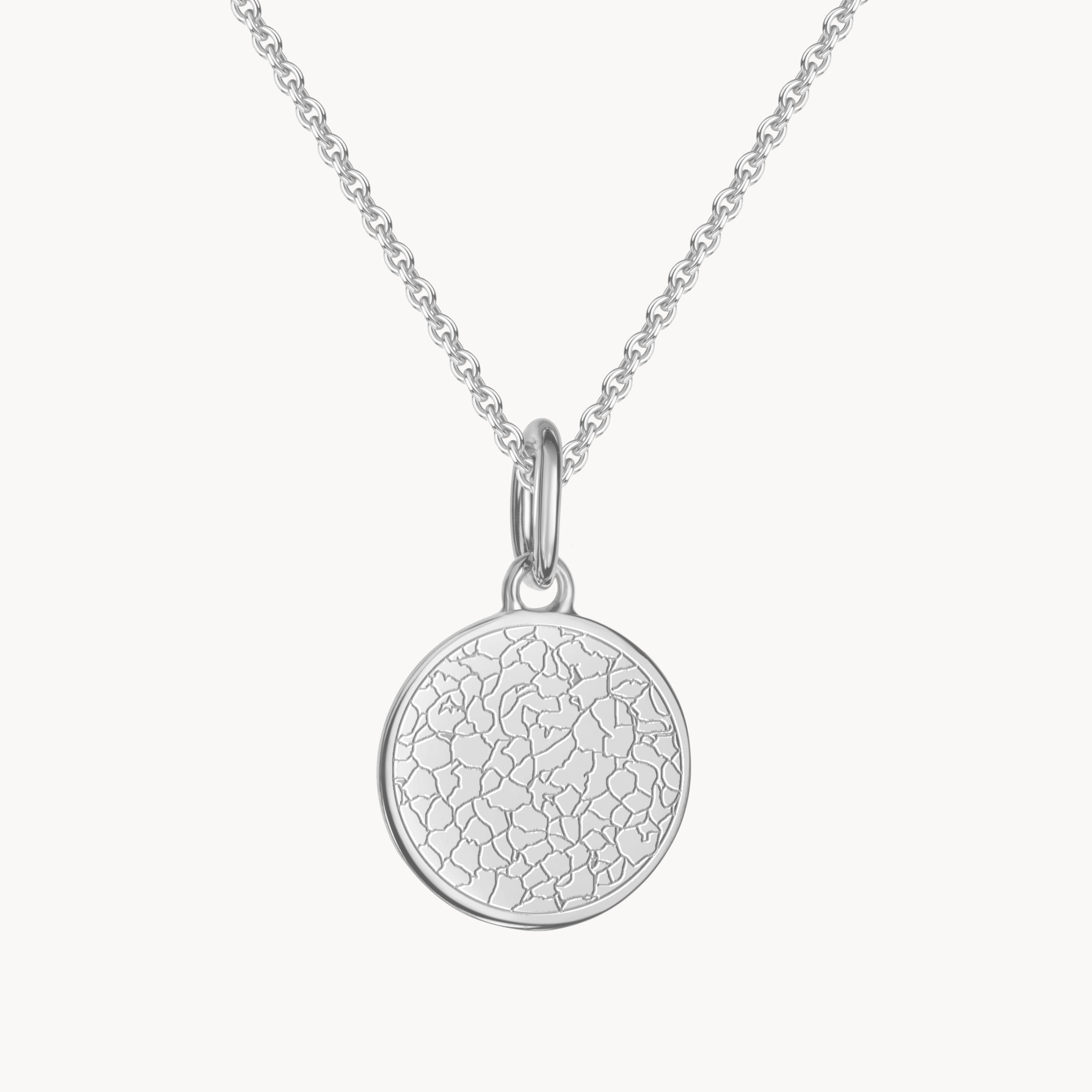 Nasenabdruck Kette 925 Sterling Silber