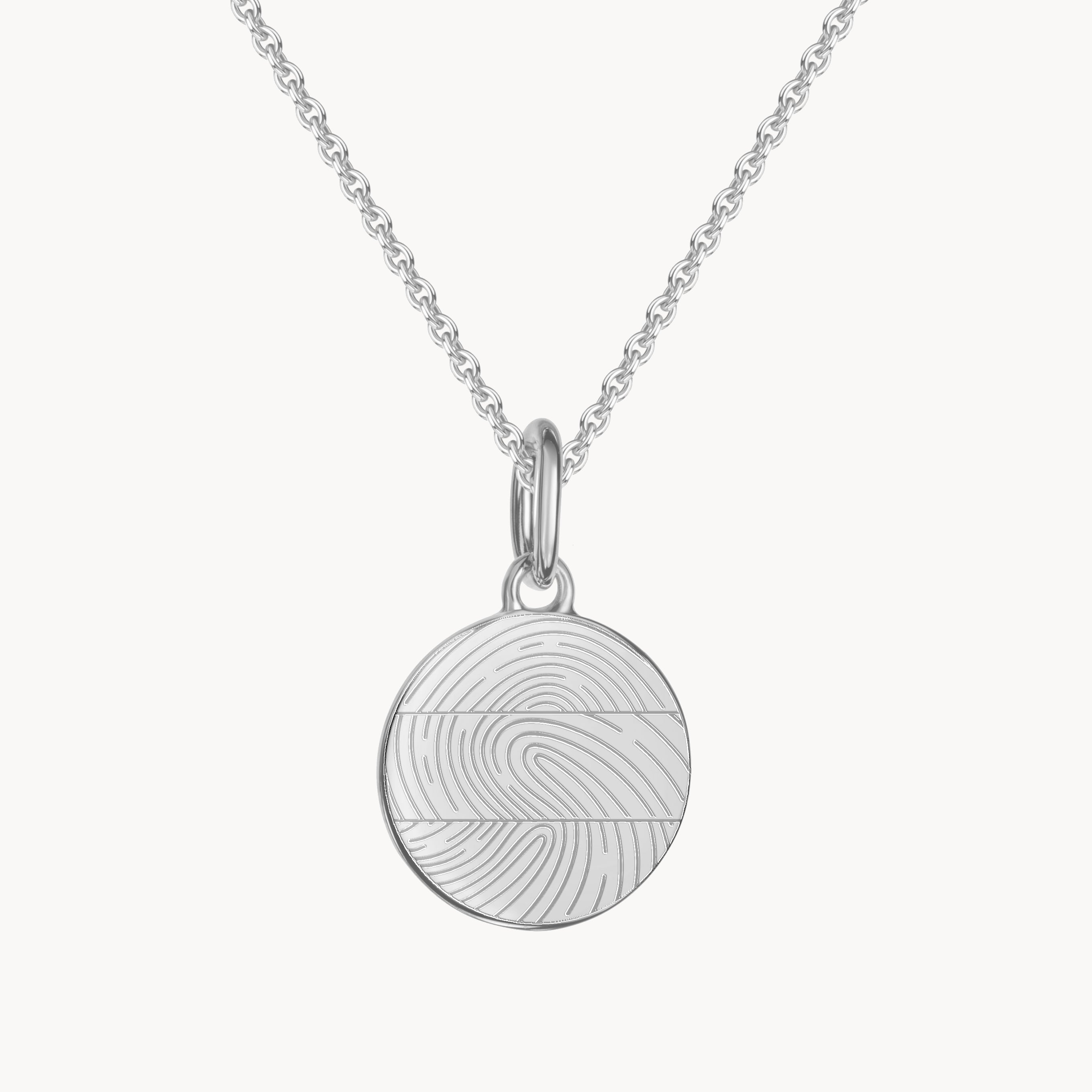 Fingerbdruck Schmuck drei Abdrücke Silber