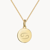 Sternzeichen Kette Krebs Gold