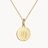 Sternzeichen Kette - Runder Anhänger