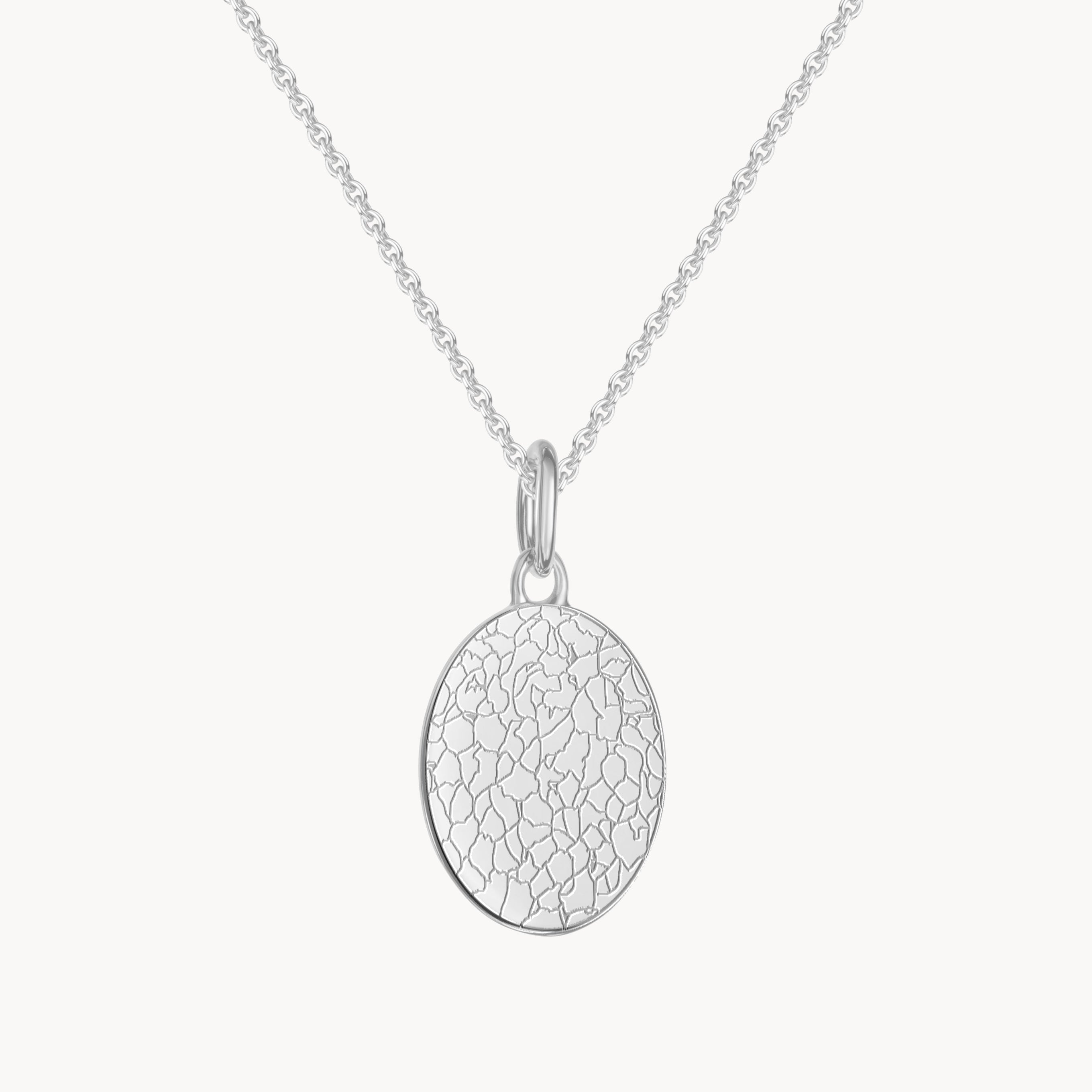 Nasenabdruck Kette Hund oval