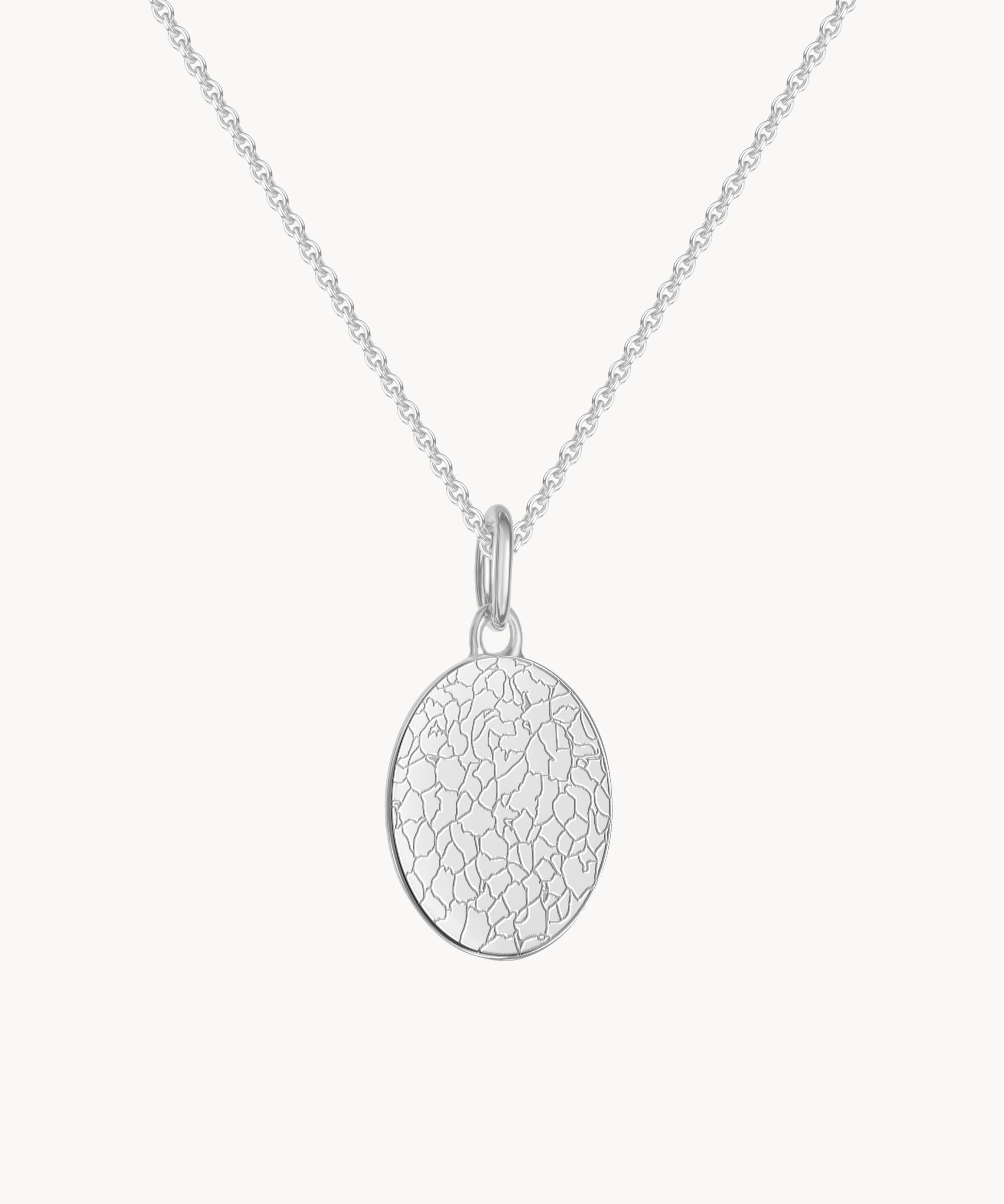 Nasenabdruck Kette Hund oval