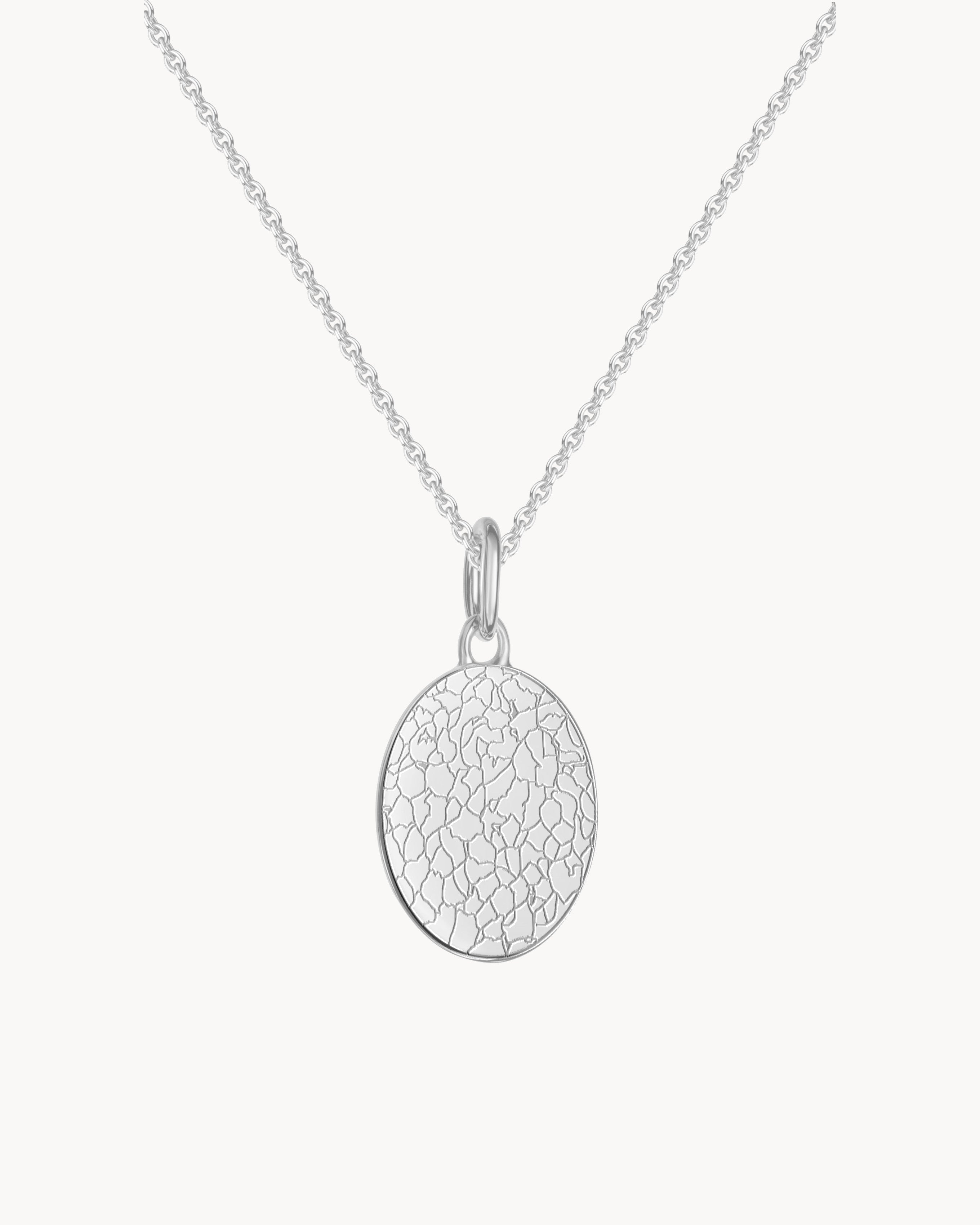 Nasenabdruck Kette Hund oval