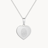Fingerabdruck Kette Silber