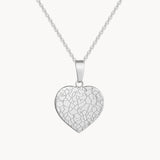 Nasenabdruck Kette von deinem Hund / Katze - Herz Anhänger