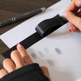 Fingerabdruck Ring - einzelner Abdruck - Runder Siegelring