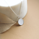 Namenskette mit Schleifen - Runder Anhänger