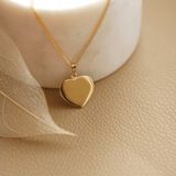 Fingerabdruck Kette Herz Abdruck Halb Halb- Herz Anhänger