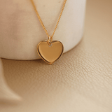 Handabdruck Kette Herz Anhänger