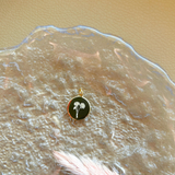 Geburtsblumen Kette - Runder Anhänger 925 Silber