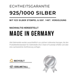 Fußabdruck Kette Herz Anhänger mit Name