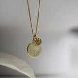 Fingerabdruck Kette ganzflächiger Abdruck - Runder Anhänger