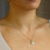 Fingerabdruck Kette einzelner Abdruck - Runder Anhänger