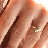 Fingerabdruck Ring - einzelner Abdruck - Runder Siegelring