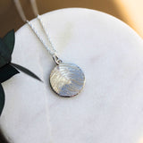 Fingerabdruck Kette ganzflächiger Abdruck - Runder Anhänger