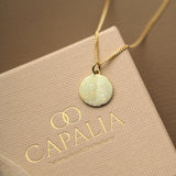 Fingerabdruck Kette zwei Abdrücke - Runder Anhänger