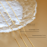 Fingerabdruck Kette Drei Abdrücke - Ovaler Anhänger