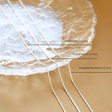 Fußabdruck Kette Herz Anhänger mit Name