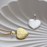 Nasenabdruck Kette von deinem Hund / Katze - Herz Anhänger