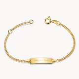 Schildarmband für Kinder Gold 333