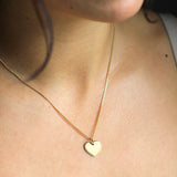 Handabdruck Kette Herz Anhänger